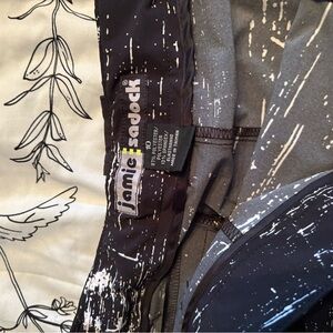 Jamie Sadock Black and Gray Patterned golf skirt